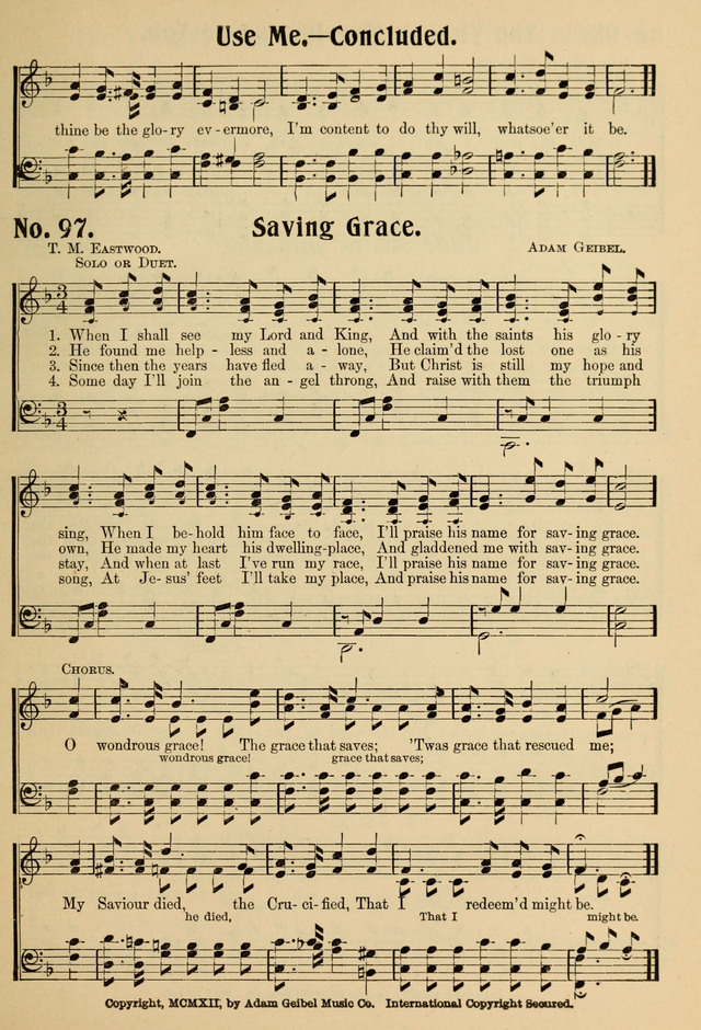 Ideal Sunday School Hymns page 97