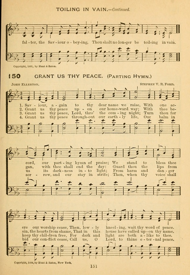 Imperial Songs: for Sunday schools, social meetings, Epworth leagues, revival services page 156