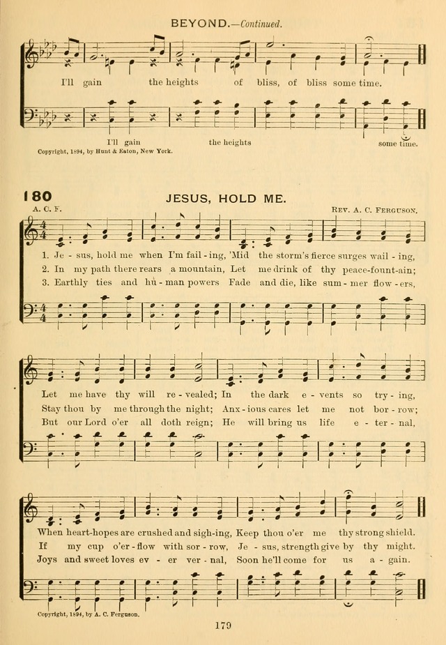 Imperial Songs: for Sunday schools, social meetings, Epworth leagues, revival services page 184