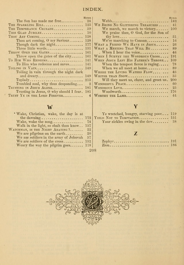 Imperial Songs: for Sunday schools, social meetings, Epworth leagues, revival services page 213