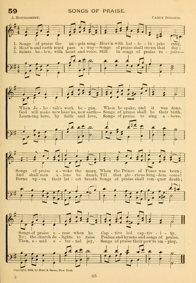 Imperial Songs: for Sunday schools, social meetings, Epworth leagues, revival services page 70