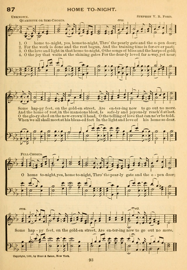 Imperial Songs: for Sunday schools, social meetings, Epworth leagues, revival services page 98