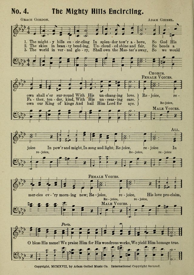 Jubilate : A Modern Sunday-School Hymnal page 5