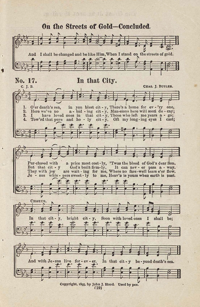 The Joy Bells of Canaan or Burning Bush Songs No. 2 page 17