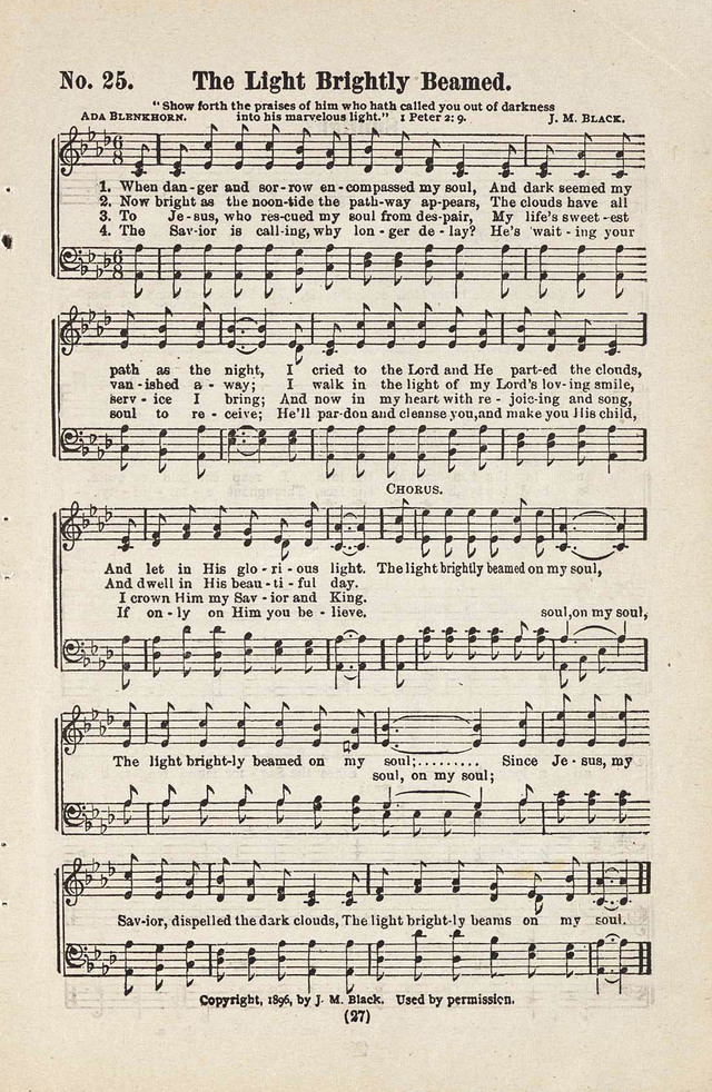 The Joy Bells of Canaan or Burning Bush Songs No. 2 page 25