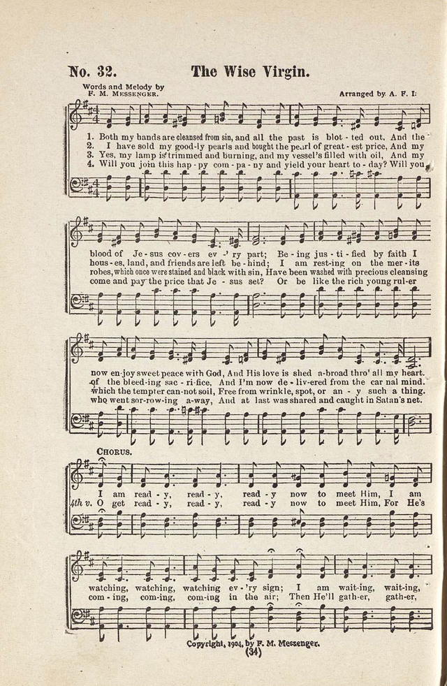 The Joy Bells of Canaan or Burning Bush Songs No. 2 page 32