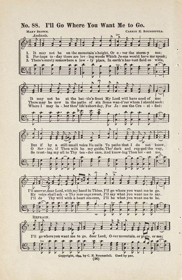 The Joy Bells of Canaan or Burning Bush Songs No. 2 page 88