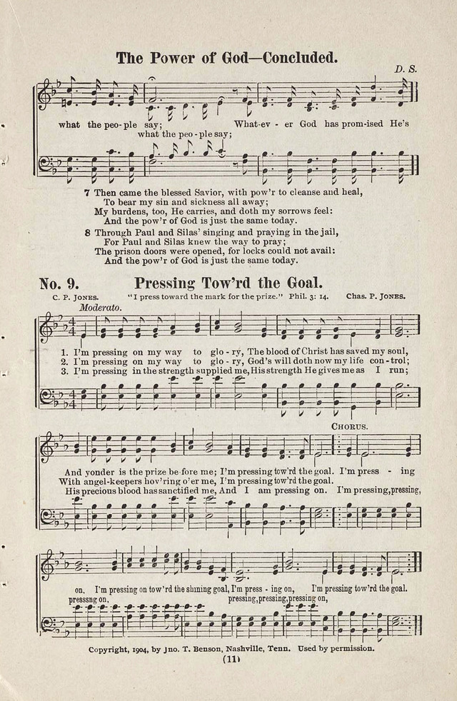 The Joy Bells of Canaan or Burning Bush Songs No. 2 page 9