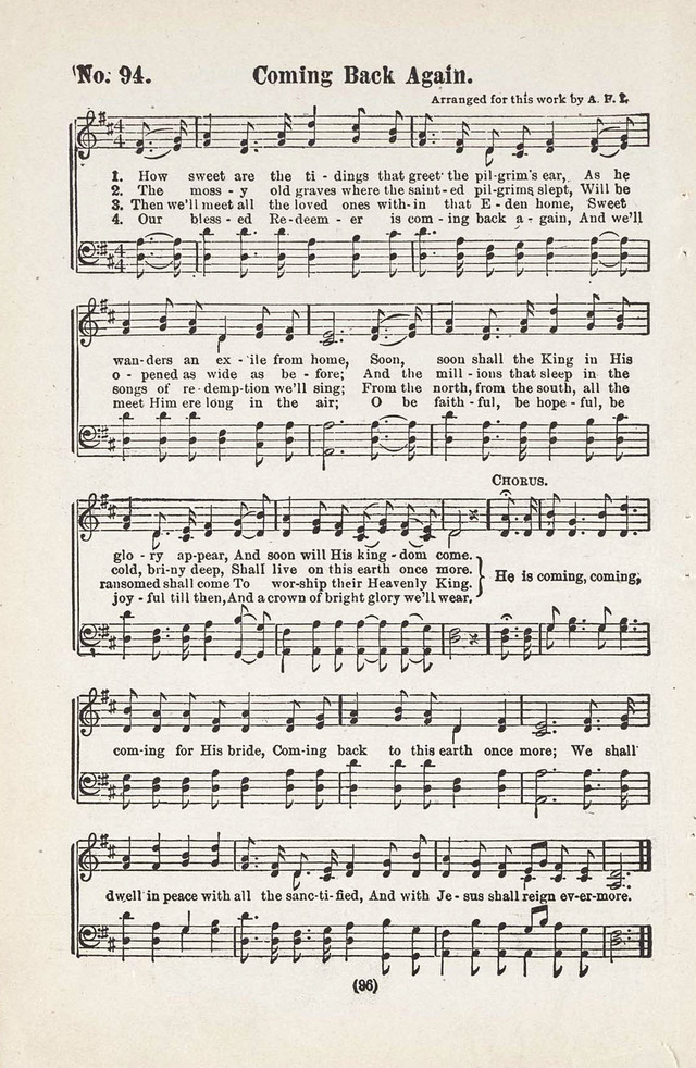 The Joy Bells of Canaan or Burning Bush Songs No. 2 page 94