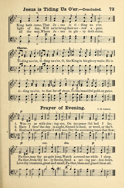 The Joy Bells of Heaven: for the Sabbath School, regligions revivals and general church work page 73