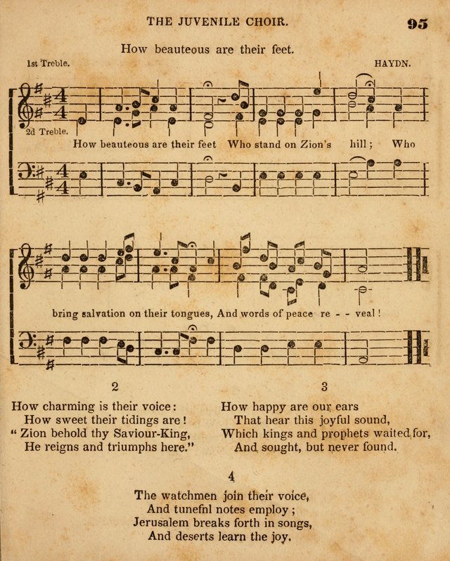 Juvenile Choir: for the use of Sabbath Schools, Bible Classes and the social circle page 95