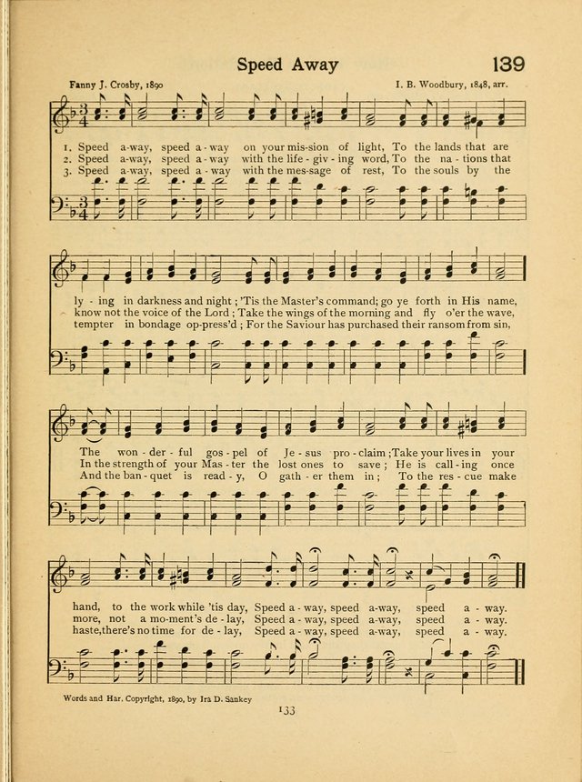 Junior Carols: a collection of sacred songs for Junior Societies, Sunday Schools, the Home Circle page 133