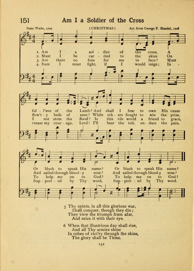 Junior Carols: a collection of sacred songs for Junior Societies, Sunday Schools, the Home Circle page 142