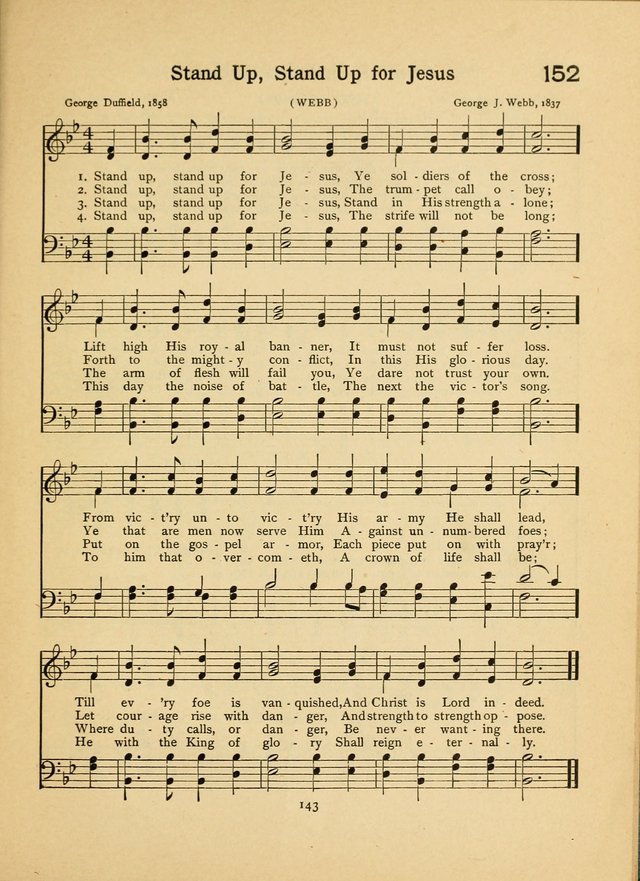 Junior Carols: a collection of sacred songs for Junior Societies, Sunday Schools, the Home Circle page 143