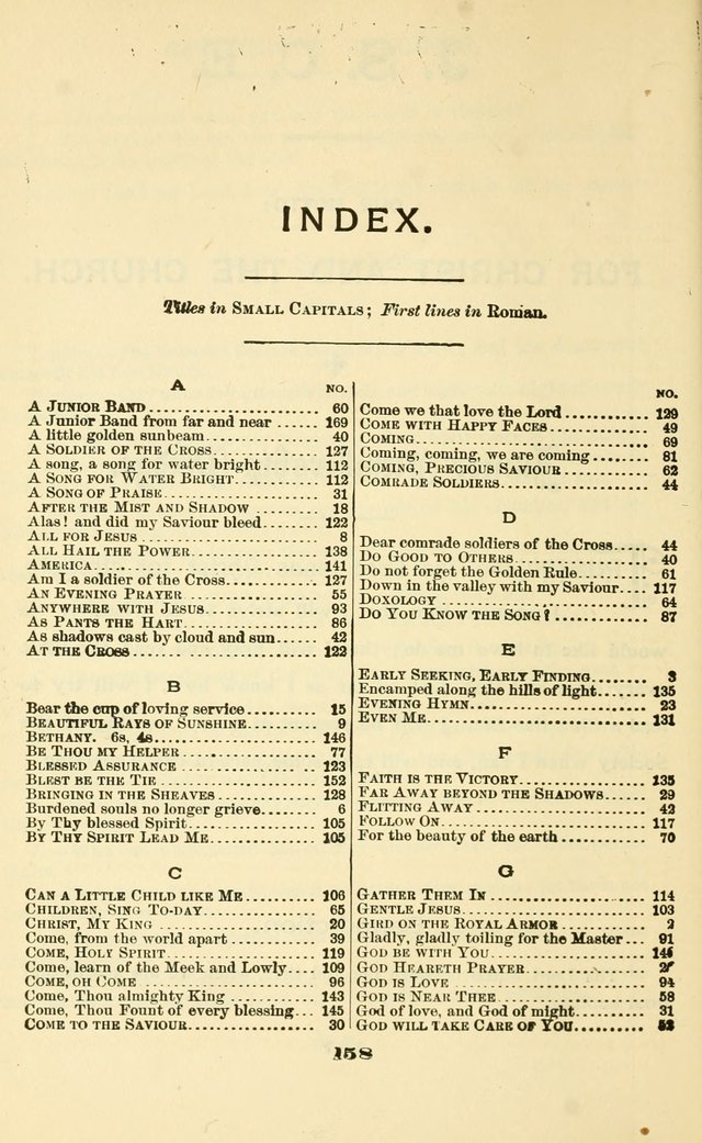 Junior Christian Endeavor Songs page 167