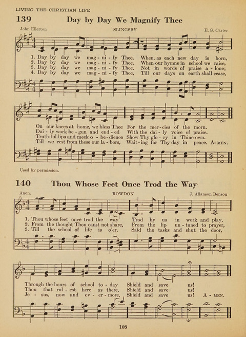 Junior Church School Hymnal: for use in the junior section of the church school, in the home, and in junior congragations (Teacher