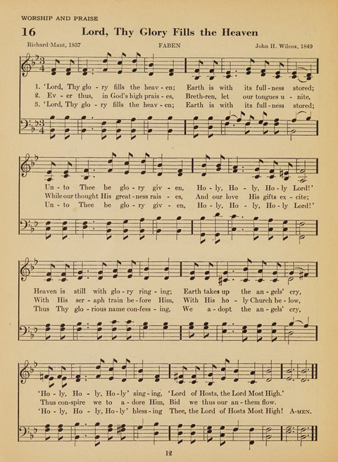 Junior Church School Hymnal: for use in the junior section of the church school, in the home, and in junior congragations (Teacher