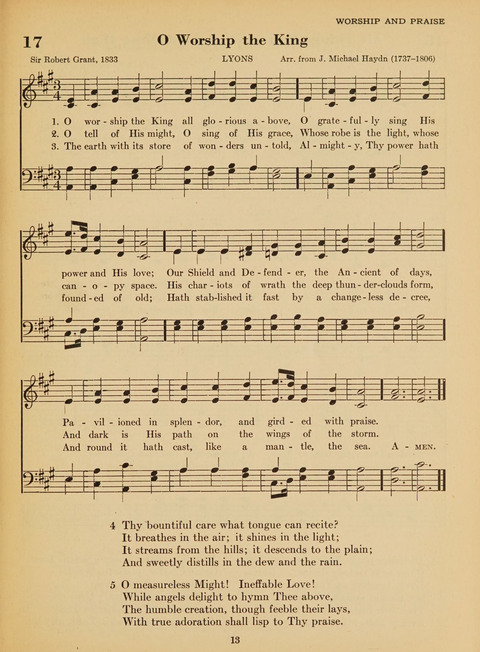 Junior Church School Hymnal: for use in the junior section of the church school, in the home, and in junior congragations (Teacher