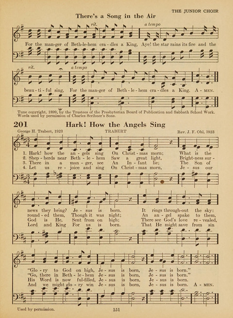 Junior Church School Hymnal: for use in the junior section of the church school, in the home, and in junior congragations (Teacher