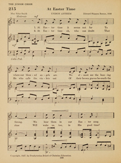 Junior Church School Hymnal: for use in the junior section of the church school, in the home, and in junior congragations (Teacher