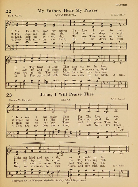 Junior Church School Hymnal: for use in the junior section of the church school, in the home, and in junior congragations (Teacher