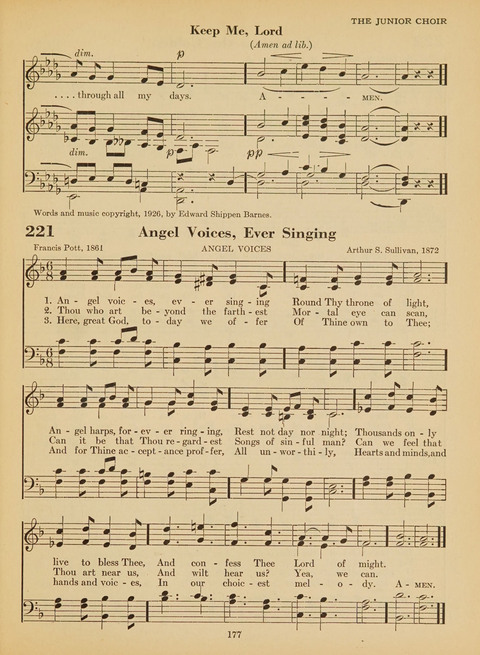 Junior Church School Hymnal: for use in the junior section of the church school, in the home, and in junior congragations (Teacher