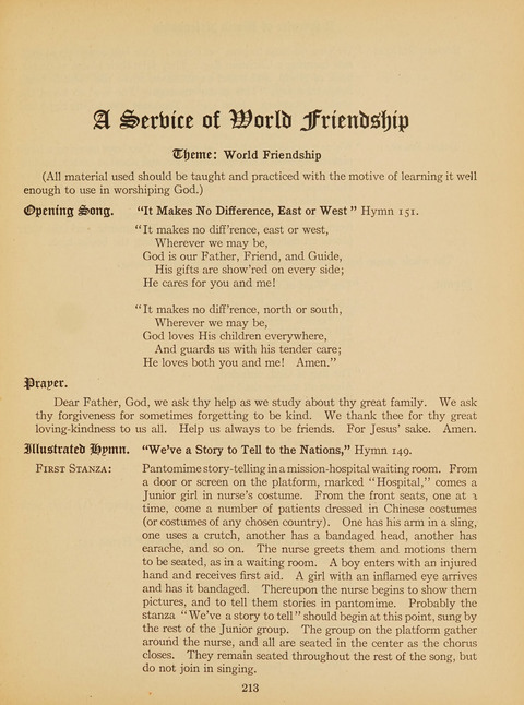 Junior Church School Hymnal: for use in the junior section of the church school, in the home, and in junior congragations (Teacher