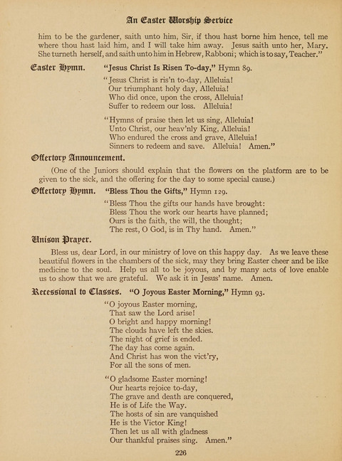 Junior Church School Hymnal: for use in the junior section of the church school, in the home, and in junior congragations (Teacher