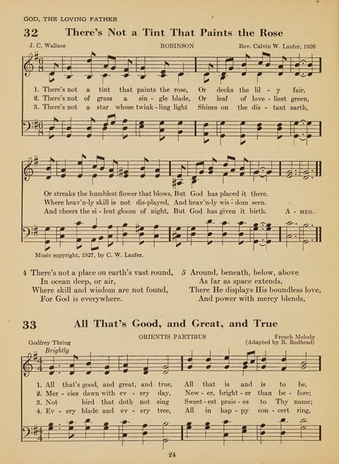 Junior Church School Hymnal: for use in the junior section of the church school, in the home, and in junior congragations (Teacher