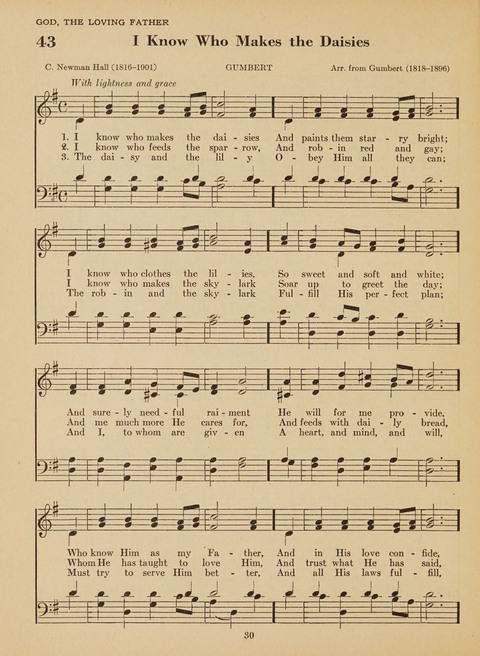 Junior Church School Hymnal: for use in the junior section of the church school, in the home, and in junior congragations (Teacher