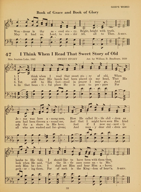 Junior Church School Hymnal: for use in the junior section of the church school, in the home, and in junior congragations (Teacher