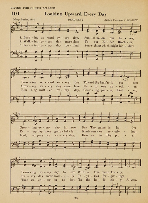 Junior Church School Hymnal: for use in the junior section of the church school, in the home, and in junior congragations (Teacher