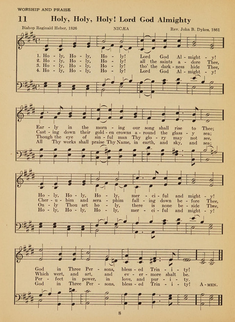 Junior Church School Hymnal: for use in the junior section of the church school, in the home, and in junior congragations (Teacher