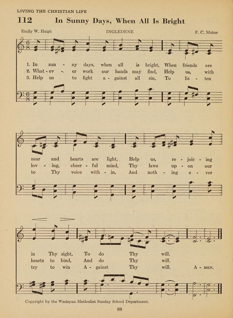 Junior Church School Hymnal: for use in the junior section of the church school, in the home, and in junior congragations (Teacher