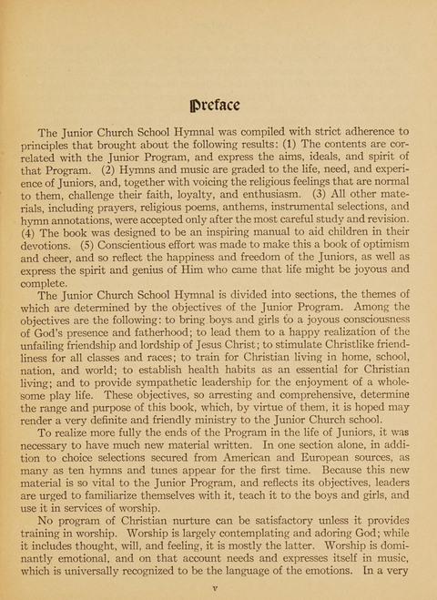 Junior Church School Hymnal: for use in the junior section of the church school, in the home, and in junior congragations (Teacher