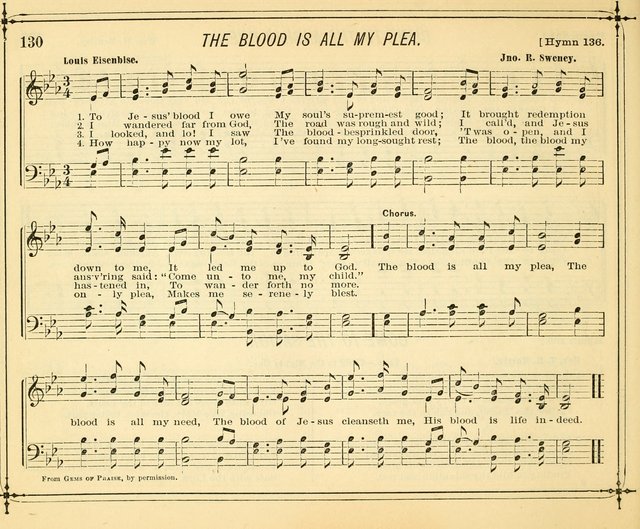 Jasper and Gold: A choice collection of song-gems for Sunday-Schools, social meetings, and times of refreshing page 133