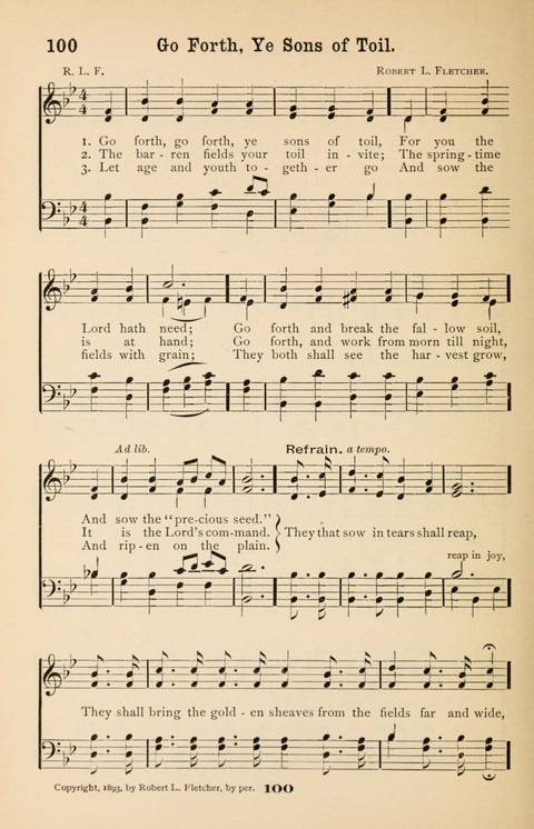 The Junior Hymnal page 100