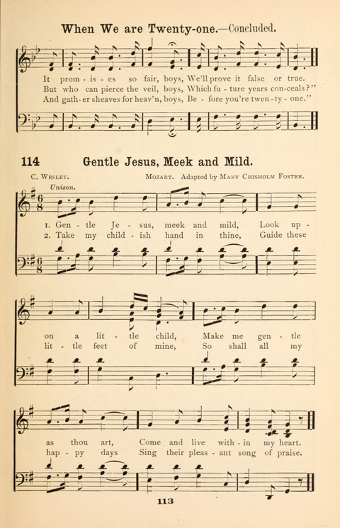 The Junior Hymnal page 113