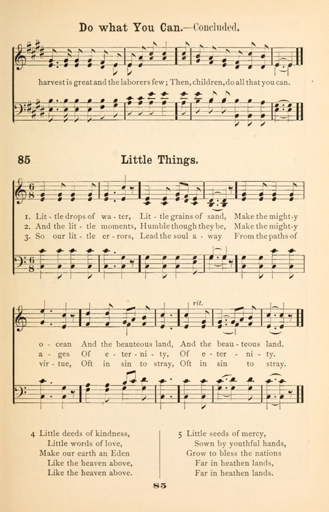 The Junior Hymnal page 85