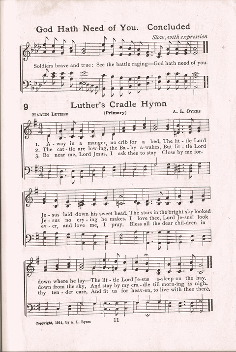 Junior Hymns page 9