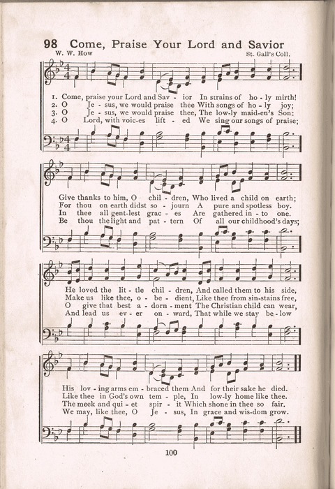 Junior Hymns page 98