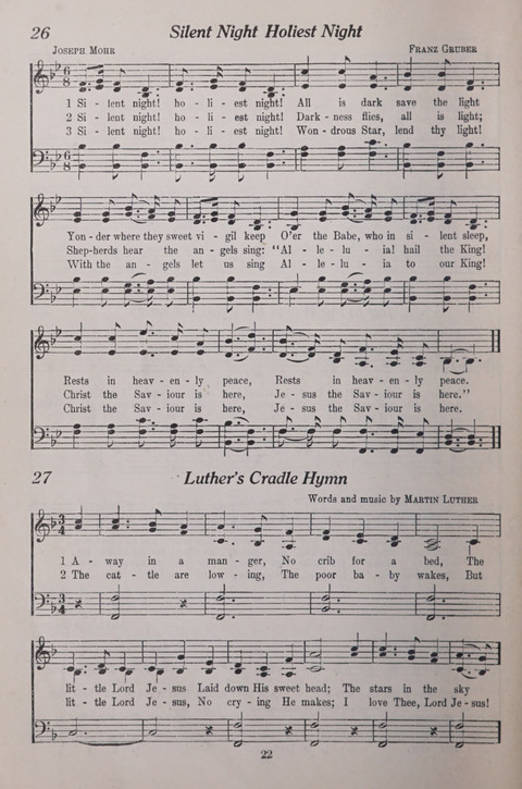 The Junior Hymnal page 22