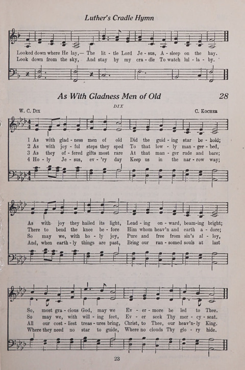 The Junior Hymnal page 23