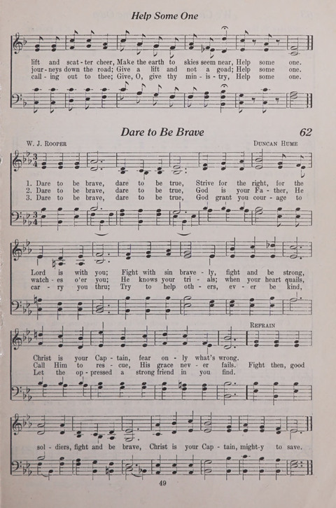 The Junior Hymnal page 49