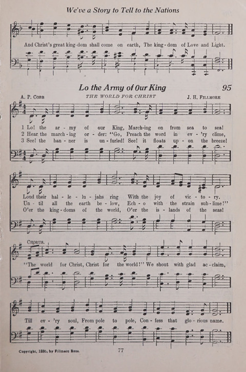 The Junior Hymnal page 77