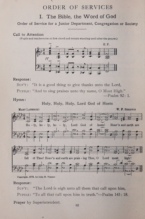 The Junior Hymnal page 82