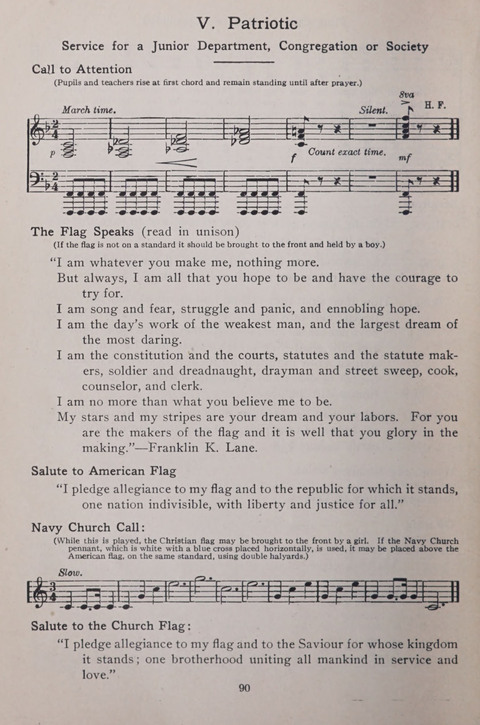 The Junior Hymnal page 90