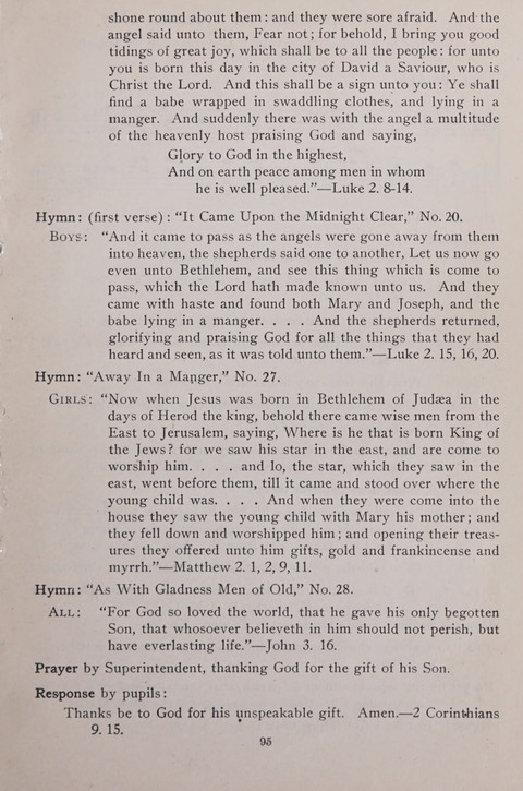 The Junior Hymnal page 95