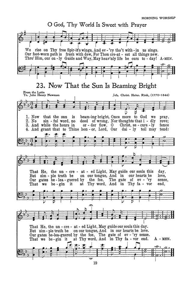 The Junior Hymnal, Containing Sunday School and Luther League Liturgy and Hymns for the Sunday School page 19