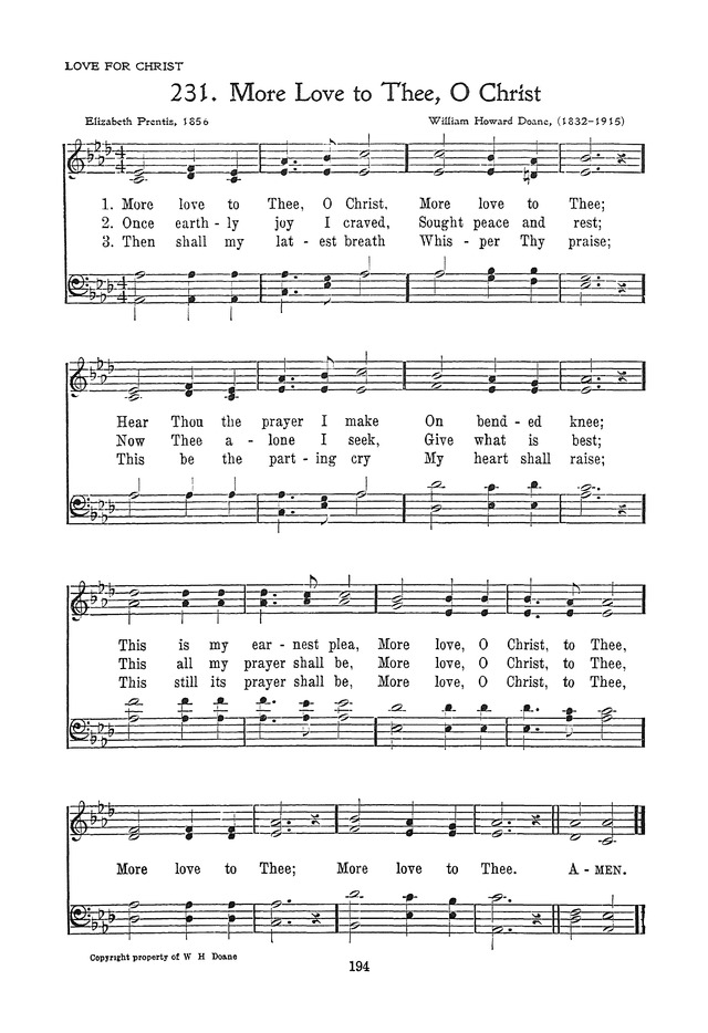 The Junior Hymnal, Containing Sunday School and Luther League Liturgy and Hymns for the Sunday School page 194